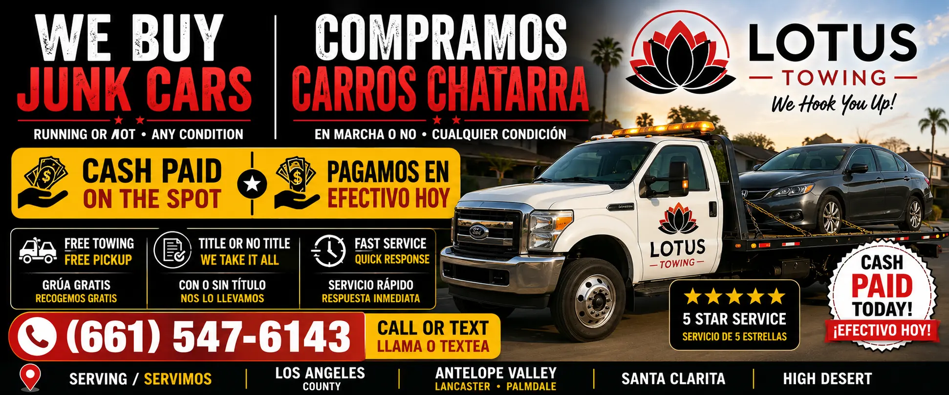 Tow truck Antelope Valley